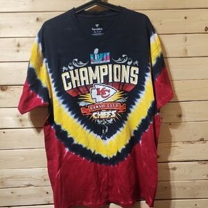 Fanatics Kanas City Cheifs Superbowl T-Shirt Size 2XL 100% Cotton
